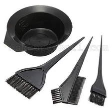 Hair Color Dye Tool Set Kit  4 Pcs Brush Bowl Combo Professional Salon Tint BNC3