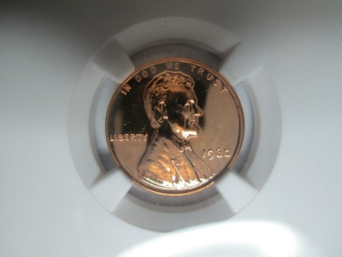 1960 Pequeña Fecha Lincoln Memorial Centavo de Cobre NGC PF 69 RD HERMOSO ROJO 1C - Imagen 5 de 11