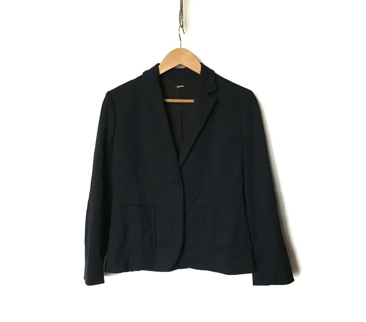 Jil Sander Navy by Raf Simons Rayon Blend Women's 1 Button