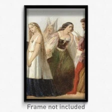 Procession of Characters from Shakespeare's Plays Print 11x17 Art Poster