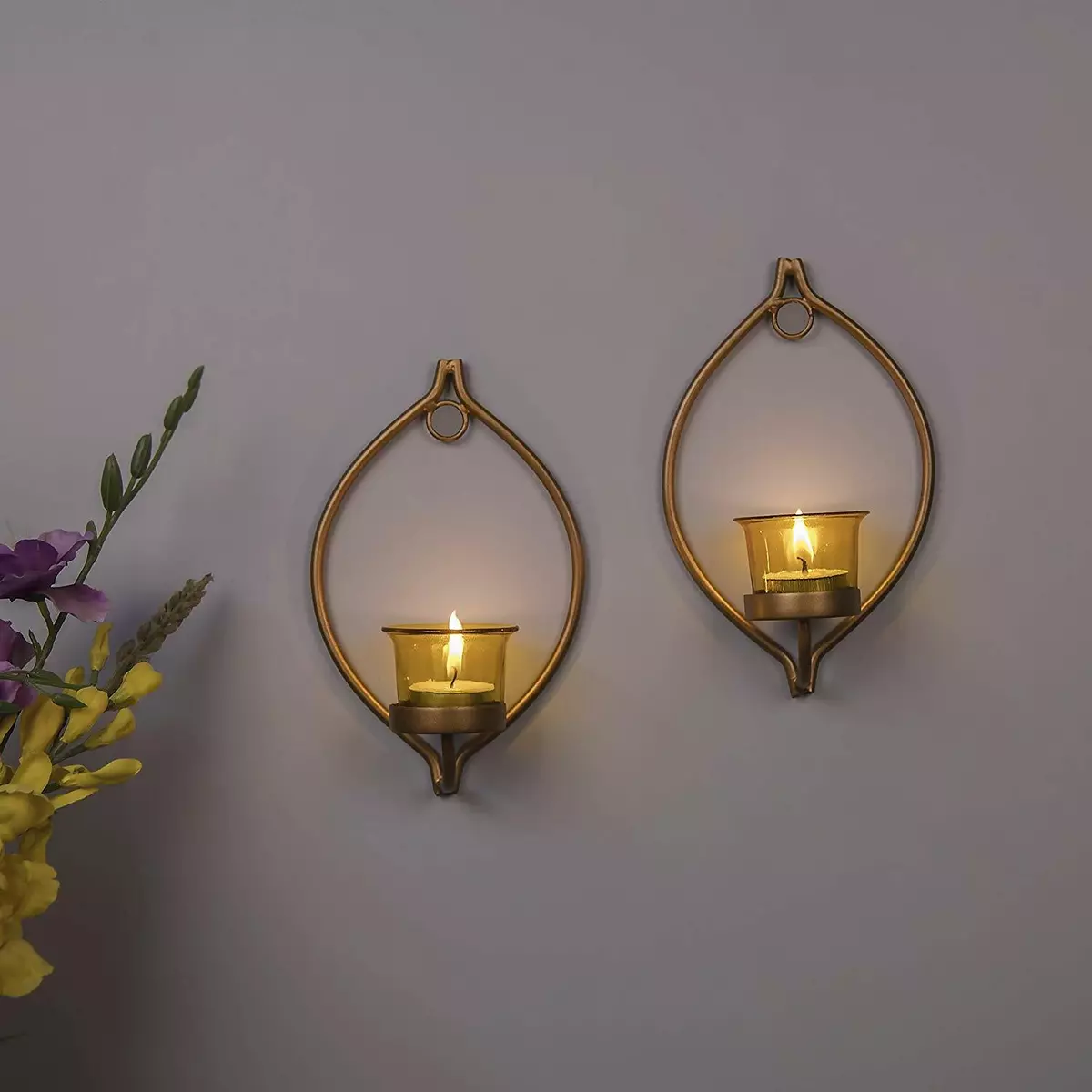Tea light sale candle wall sconces