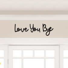 Love You Bye Wood Sign Home Decor Boho Decor Wall Decor Express Love and Warm fo