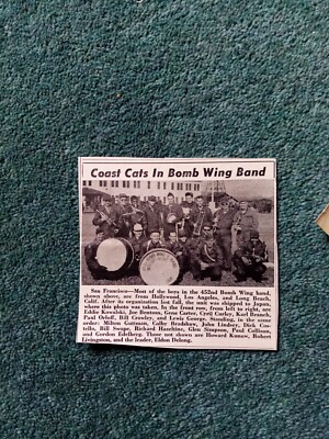 El37 Ephemer 1940er Jazz Bild 452. Bombe Wing Band Kowalski Kunow Delong 
