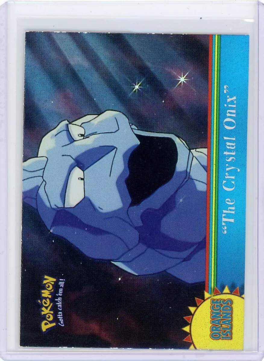 Crystal Onix  Pokemon, All pokemon cards, Pokemon cards