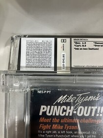 1987 NES Mike Tyson&rsquo;s Punch-Out! WATA Overall 7.0, Matching Components, CIB
