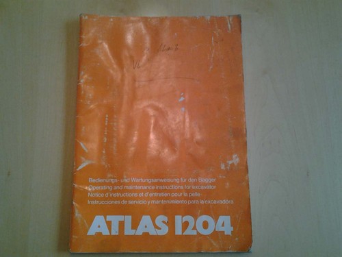 Bedienungsanleitung Mobilbagger Atlas 1204
