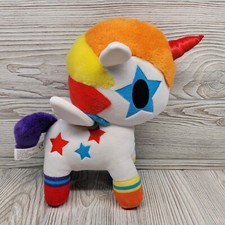 Tokidoki Unicorn Plush Bowie Bright Rainbow Aurora Stars Unicorno Stellina 12"