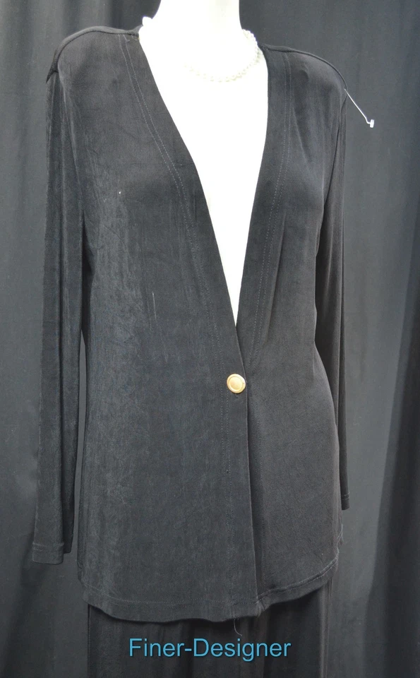 CACHE 2 piezas Traje Blazer Chaqueta Maxi Recta Falda Sliky Elástica Viaje M NUEVO DE COLECCIÓN Foto 4 de 4