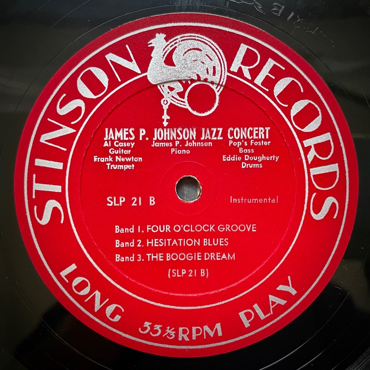 洋楽 New York Jazz - James P. Johnson STINSON JAMES P. JOHNSON New York Jazz STINSON 21 1950 DG 10