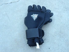 Deep See Black and Gray Dive Gloves Adult  Size Xtra Small / XS