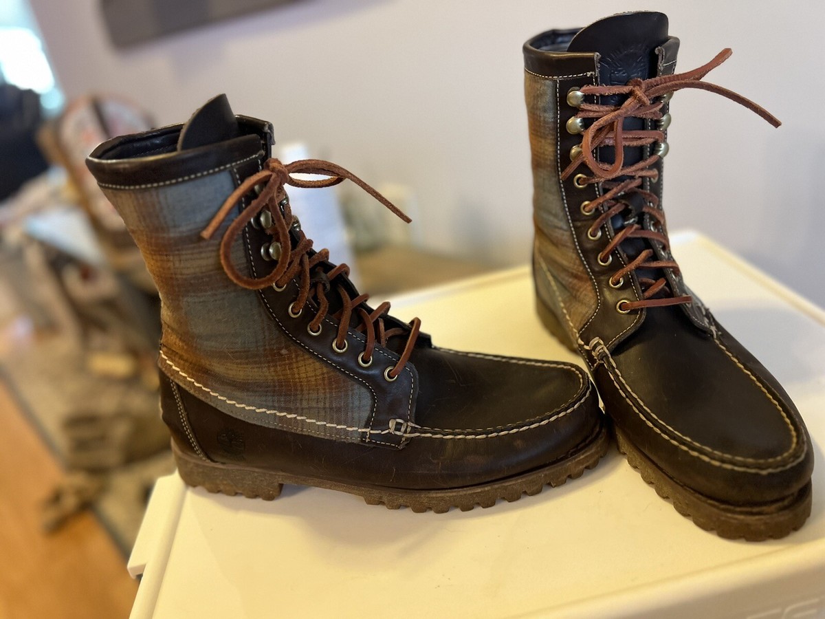 RARE Timberland Pendleton 8-Inch Rugged Handsewn Boot MENS 10.5 | eBay