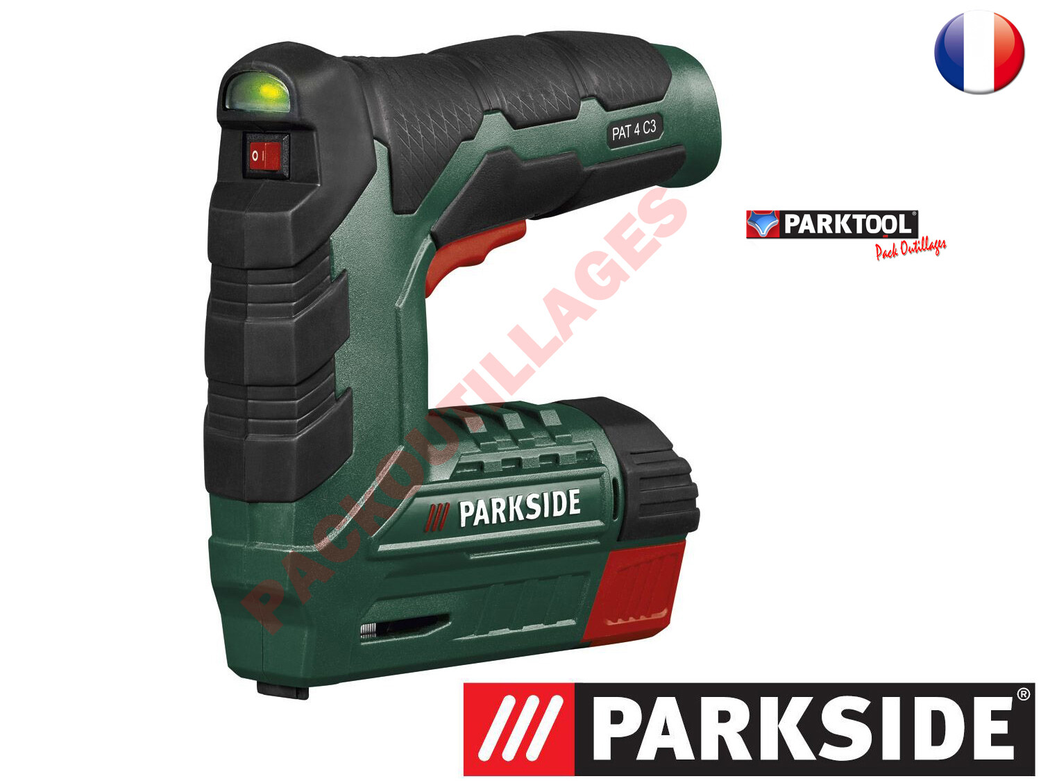 Agrafeuse sans fil 4V Parkside pour carton, bois tendre et tapisserie