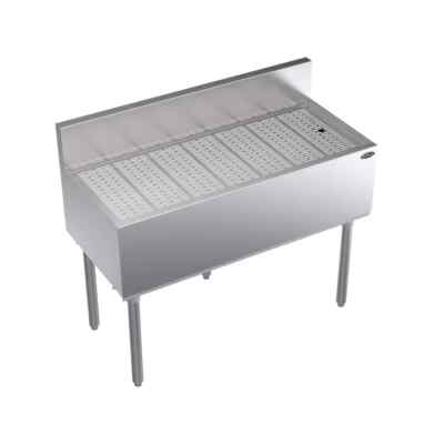 Krowne KR19-GS42 Royal 1800 Series 42''W Freestanding Underbar Drainboard