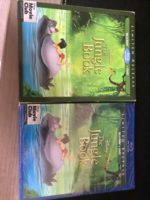 NEW SEALED The Jungle Book Disney (Blu-Ray + DVD) Limited Release DMC Exclusive
