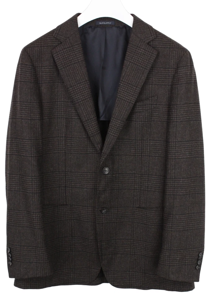 Blazer SUITSUPPLY Havana Patch HL Slim / Pierre 2.0 Para hombres Reino Unido 42 Chaleco Lana a Cuadros Foto 2 de 4