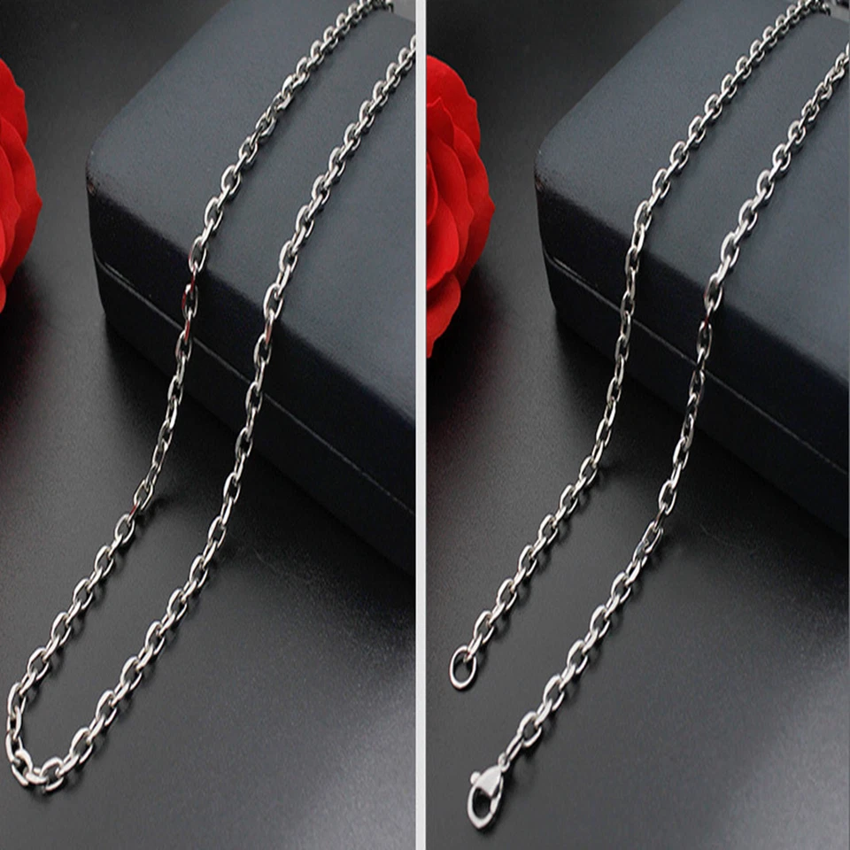 22" Plata Esterlina Simulado Collar Dije Colgante SIGNO MARIPOSA PAZ Regalo Foto 3 de 4