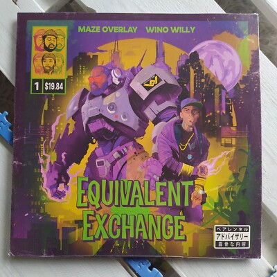 Maze Overlay & Wino Willy - Equivalent Exchange (LP) Swirled Vinyl Edition
