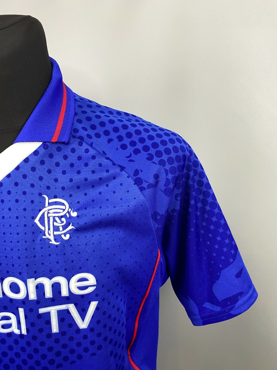 Maillot Rangers Écosse Domicile 2002/2003 Diadora Taille XL - Très Bon état