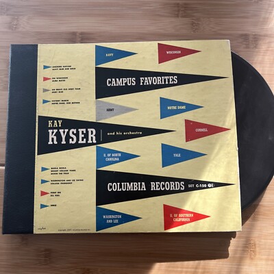 Kay Kyser 78rpm Set Columbia Records #C-150  Campus Favorites    