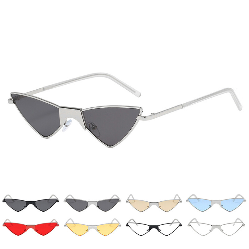 Classic Narrow Triangle Sunglasses Trendy Cat Eye Sun  display picture 3