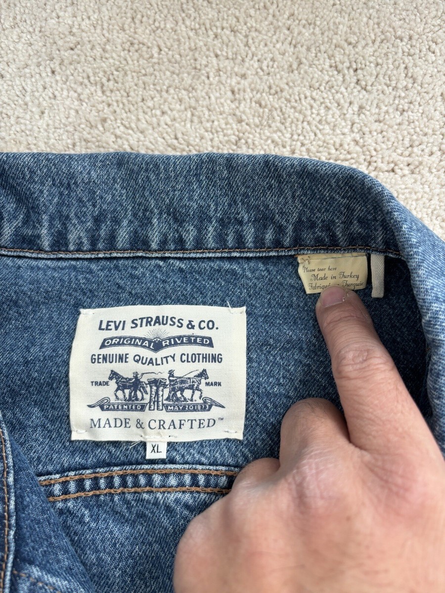 Levis Made And Crafted Oversized Type IIl Reversed Denim