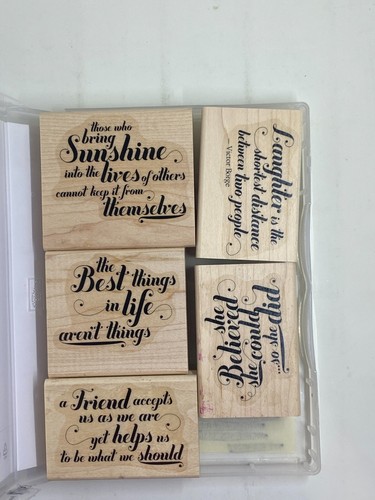 Stamping Up Rubber Wood Stamp Sets YOU PICK List #3 Complete Crafts Scrapbooking - Picture 301 of 896