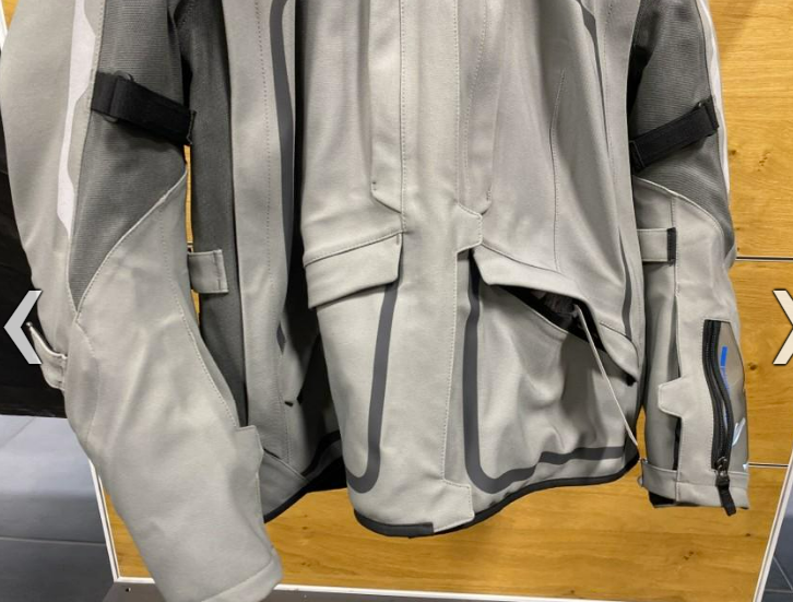 BMW Genuine Motorcycle EnduroGuard Womens Jacket Gray Euro 46 US