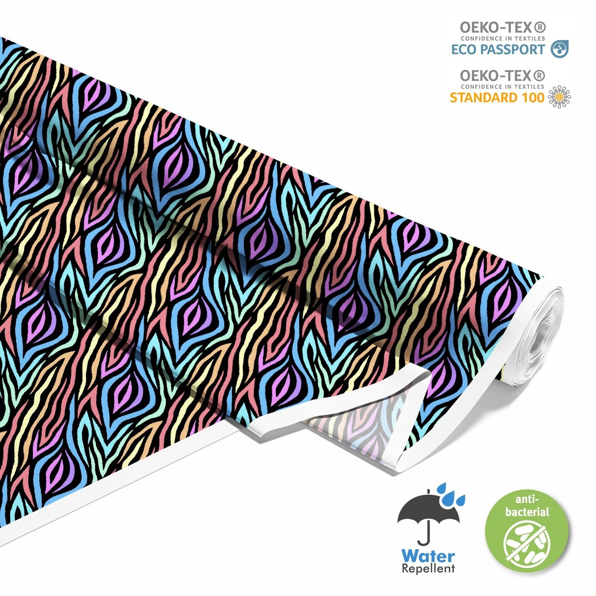 OXFORD Bedruckt Polyester Stoff Wasserdicht Meterware Outdoorstoff - Tiere