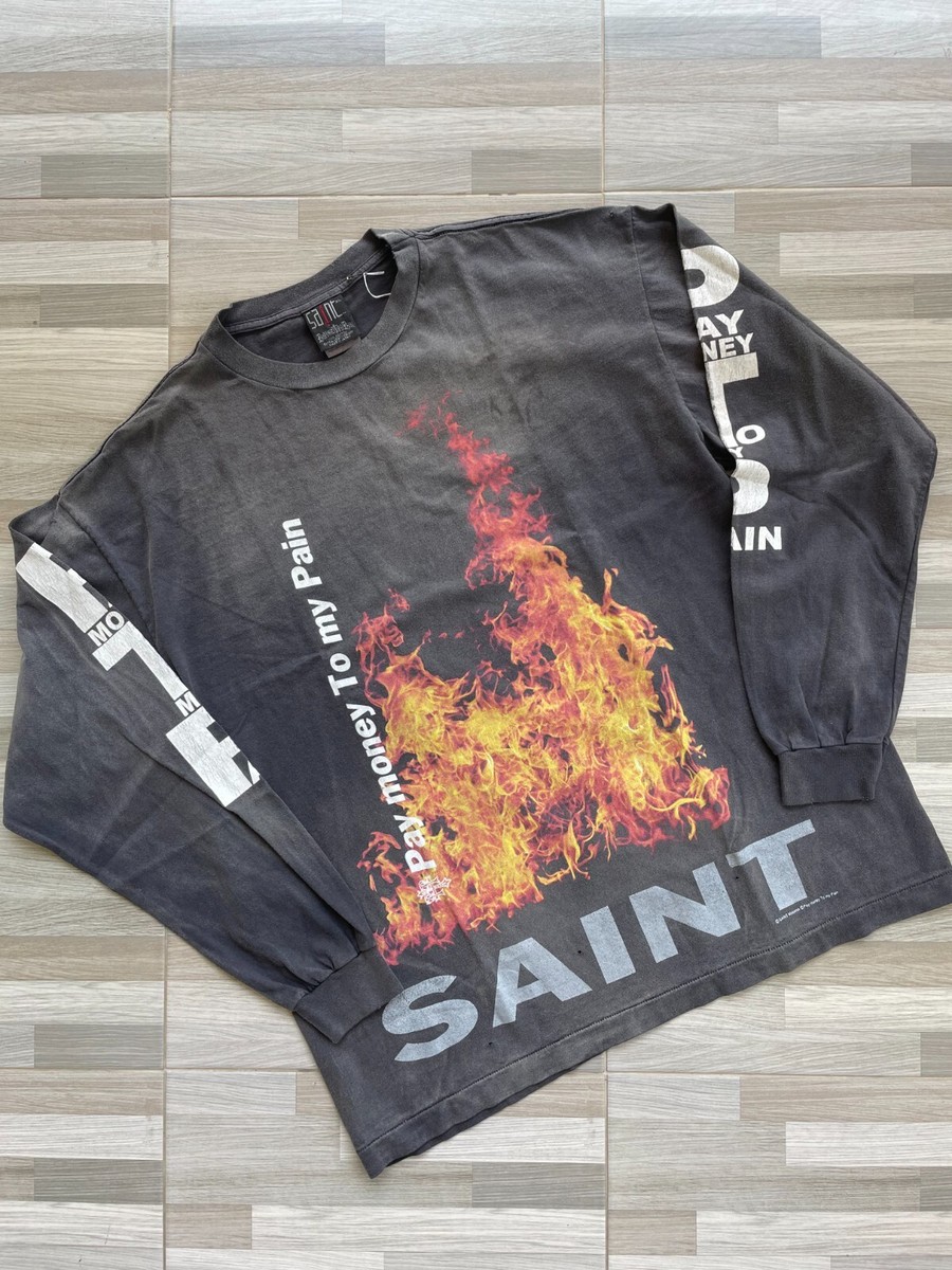 Saint Michael x Pay Money To My Pain SR TO SS L/S Tee | eBay Saint Michael x Pay Money To My Pain SR TO SS L/S Tee | eBay