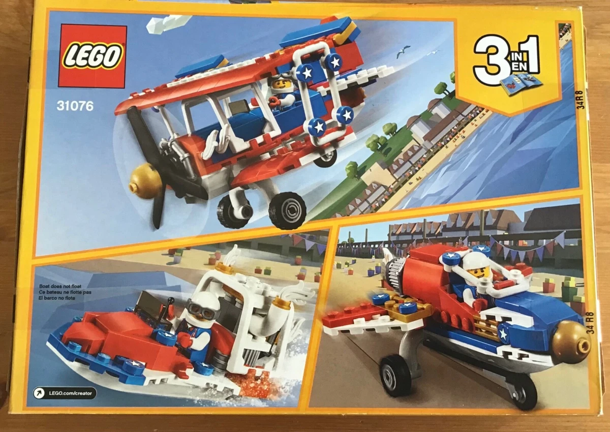 LEGO Creator 3 in 1 Daredevil Stunt Plane 31076