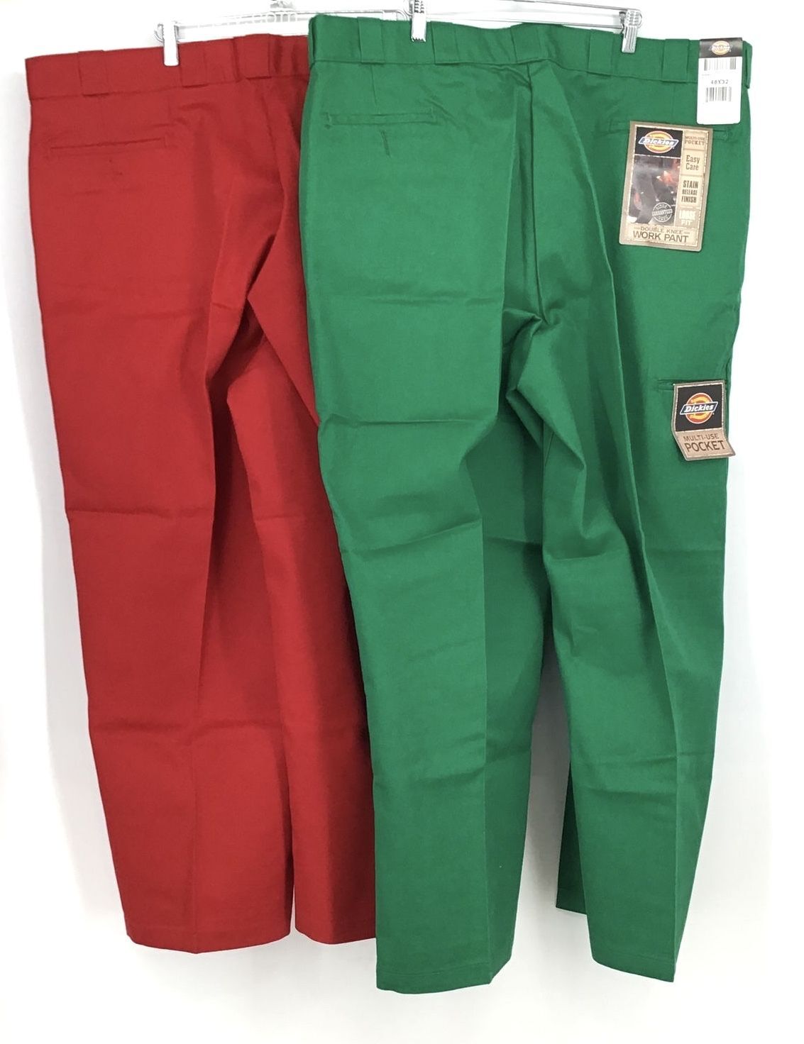 NWT Dickies Men's Multicolor Double Knee Work Pants Size 48X30 Lot Of
