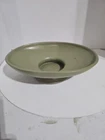 McCoy Pottery USA Floraline  486 Matte Green Pedestal Vase #C05