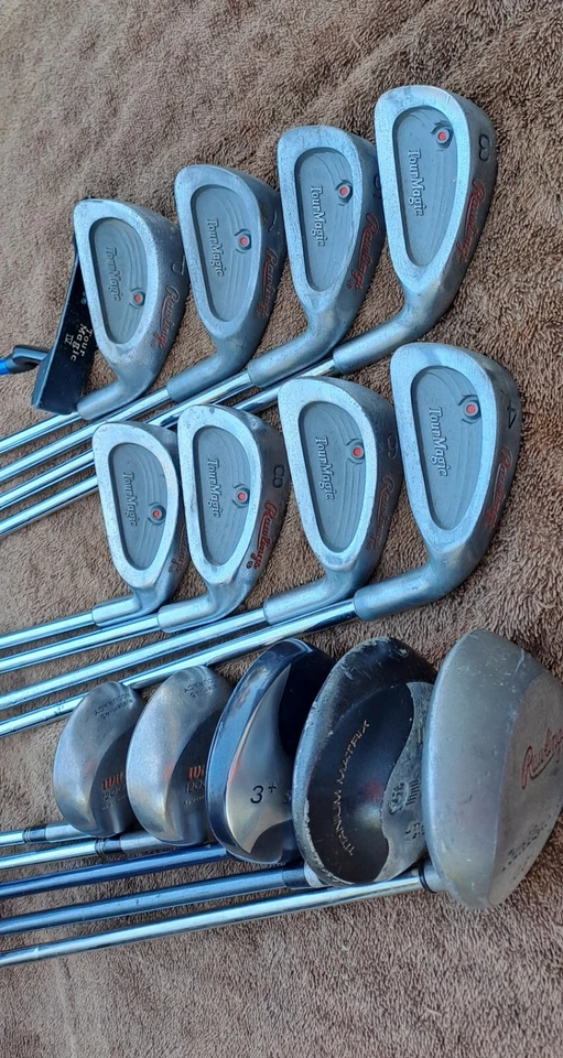 Golf full set RAWLINGS irons woods driver putter RIGHT h 14 clubs shorter see... - Image 4 of 4