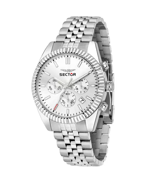 Orologio Sector 240 Uomo Cronografo No Limits Acciaio Grigio R3273640002
