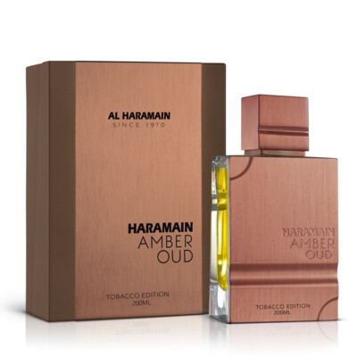 Amber Oud Tobacco Edition by Al Haramain 200ml Spray - Free