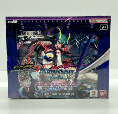 Battle Spirits Saga TCG Generational Link Booster BSS06 Sealed *Ships Now