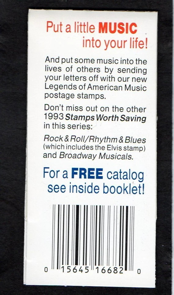 U.S. BKLT OF 20 SCOTT#BK210 29ct 1993 COUNTRY & WESTERN MINT VARIOUS P#'s - Image 2 of 2