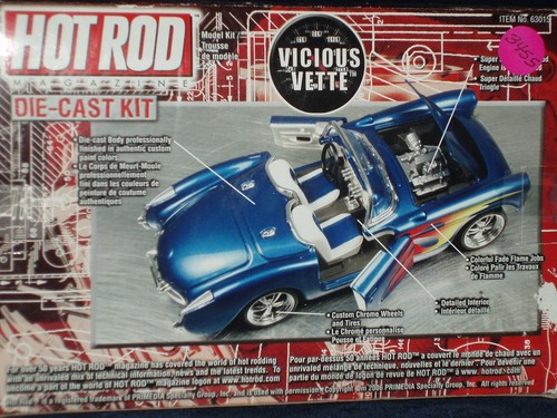 CLASSIC METAL WORKS CHEVY CORVETTE CUSTOM ASSEMBLY KIT 1/24 "VICIOUS VETTE" - Picture 8 of 10