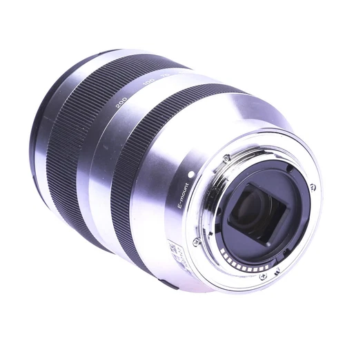 Sony SEL 18-200 mm/3,5-6,3 LE E-Bajonett silber gebraucht Zustand: Akzeptabel - Bild 3 von 5