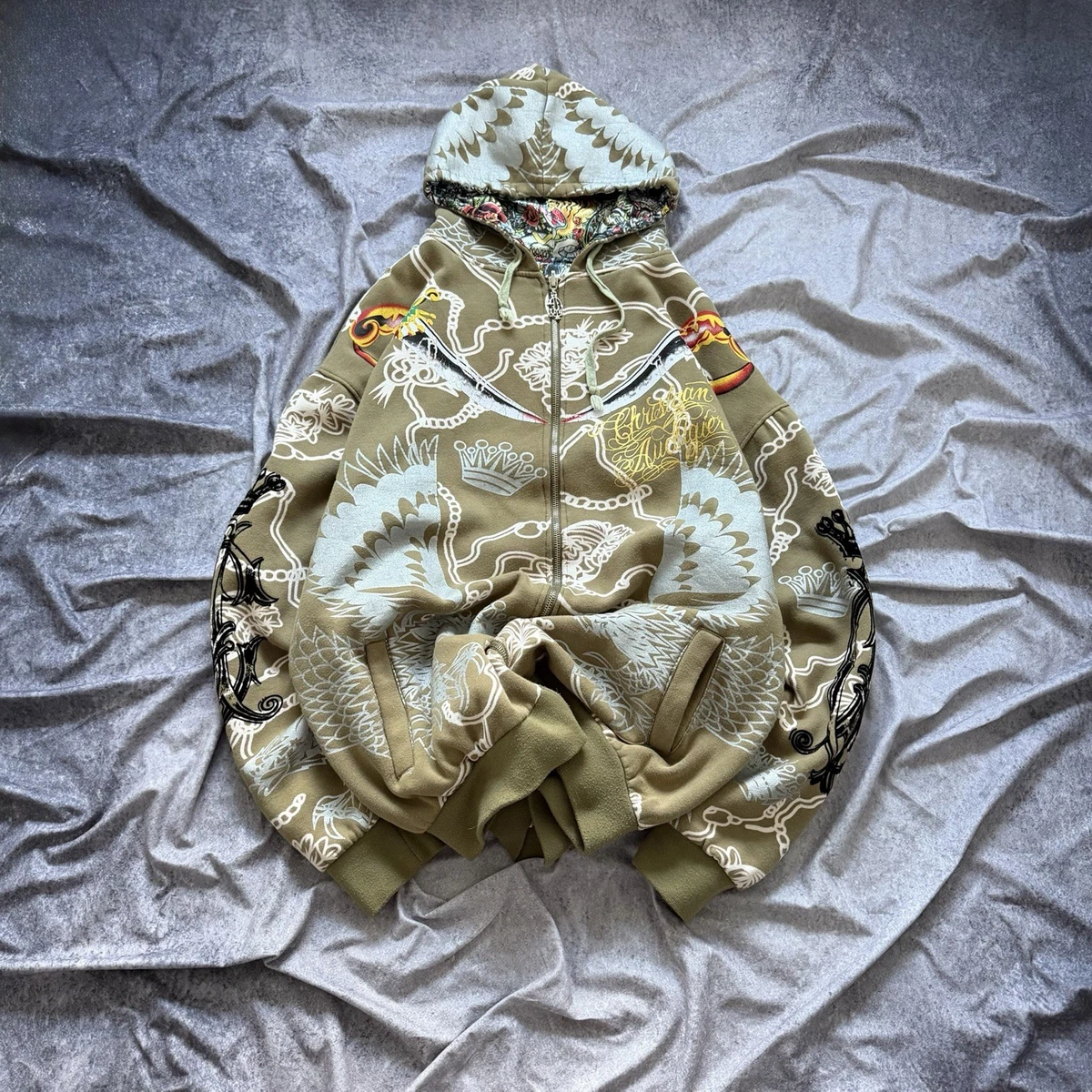 Christian Audigier Regular Size 2XL Hoodies & Sweatshirts for Men