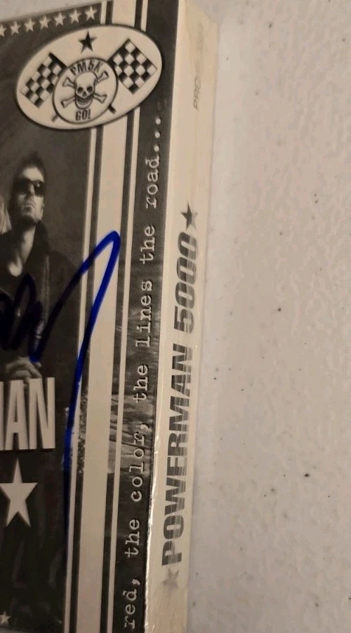 Powerman 5000 Signed Spider One Sealed Car Crash Promo Cassette Single 1996 Rare - Image 3 of 4