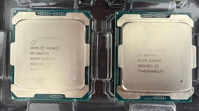 Lot of 2 Intel Xeon E5-2667 V4 CPU 3.20GHz 8-Core 25MB LGA2011-3 SR2N5 Processor