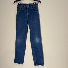 Vintage LEVIS Orange Tab Student Boys Straight Jeans Rare 26x32