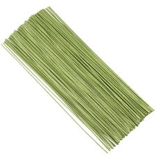 300 PCS 16 Inch Floral Wire Stems,14 Gauge Floral Wire for Wiring Fresh Flowers,