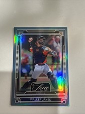 Walker Janek 2025 Panini Three and Two #68 Navy Blue /15