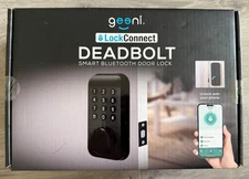 Geeni LockConnect Deadbolt Smart Bluetooth Door Lock w/ Keypad