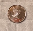 1982 Monex International Silver Eagle 1 oz .999 Fine Silver VINTAGE ROUND