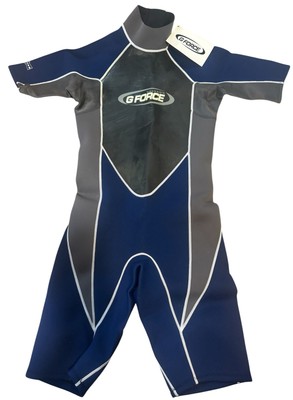 Galyan's G-force Super Stretch Neoprene Wetsuit Size Men's Medium Black / Blue