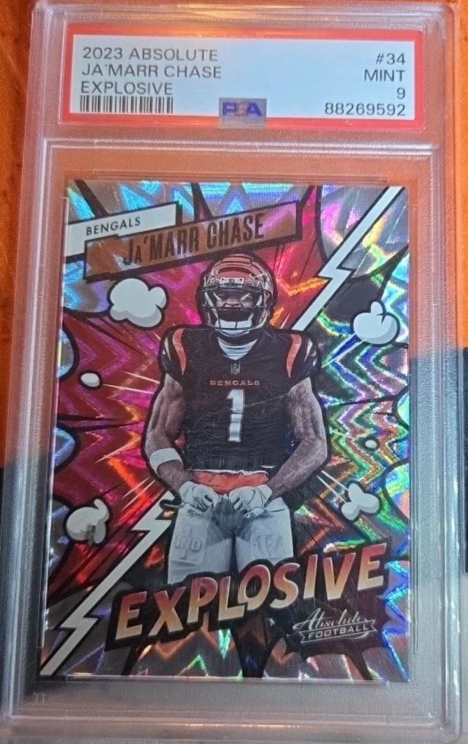 2023 Panini Absolute - Explosive Ja'Marr Chase #34