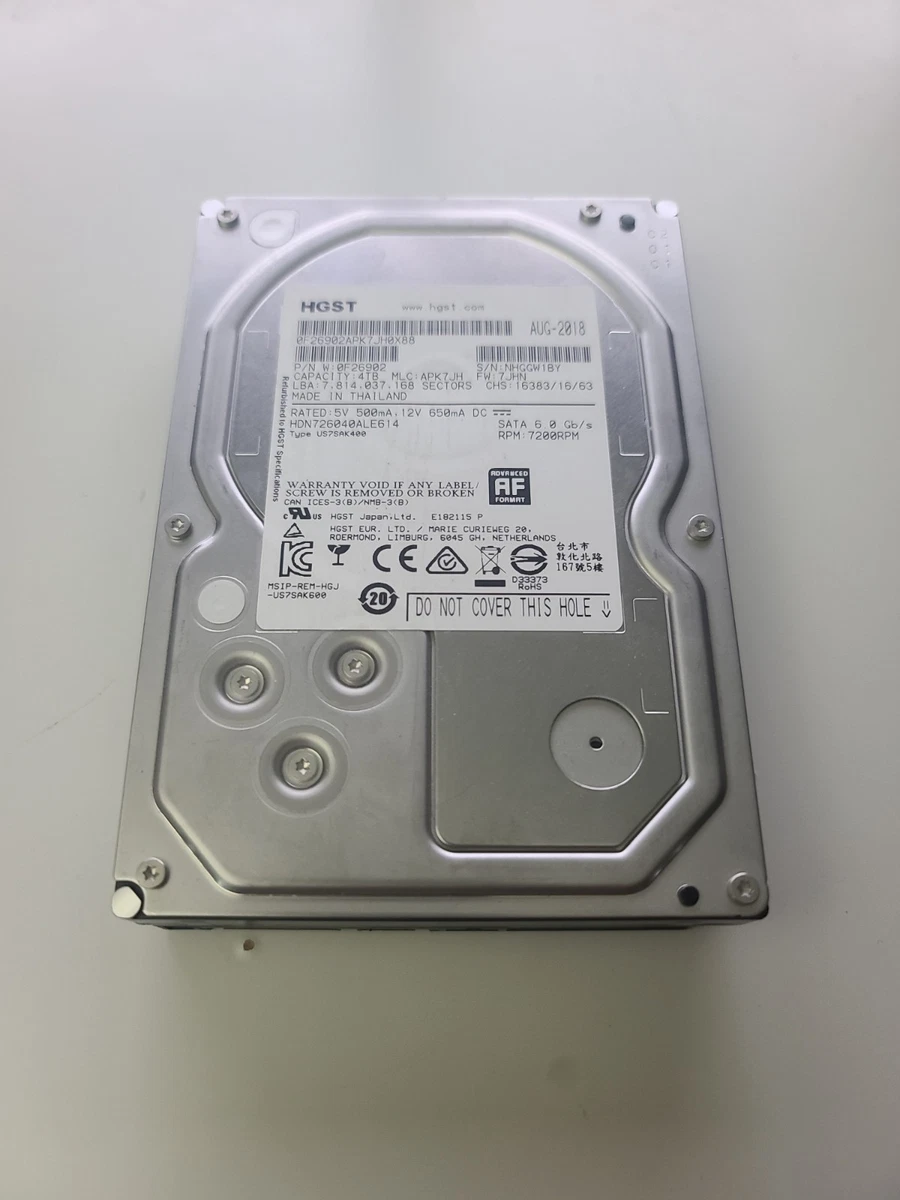 HGST 4 TB SATA III Internal Hard Disk Drives for sale | eBay